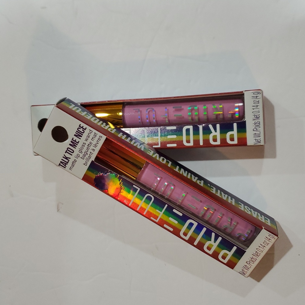 2pack Prideful Talk To Me Nice matte lip gloss wand in Bird new‎